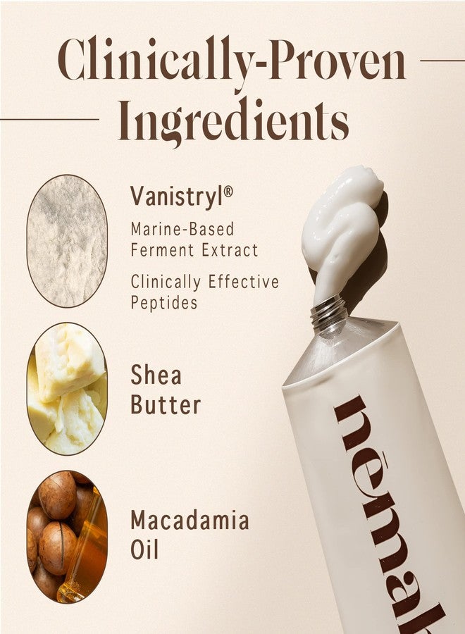 Nemah - Stretch Mark Cream for Pregnancy - Pregnancy Stretch Mark Prevention & Reduction, Postpartum Stretch Mark Cream with Vanistryl, Shea Butter, & Macadamia Oil - Vegan & Cruelty-Free - 3.5 oz. - Image 3